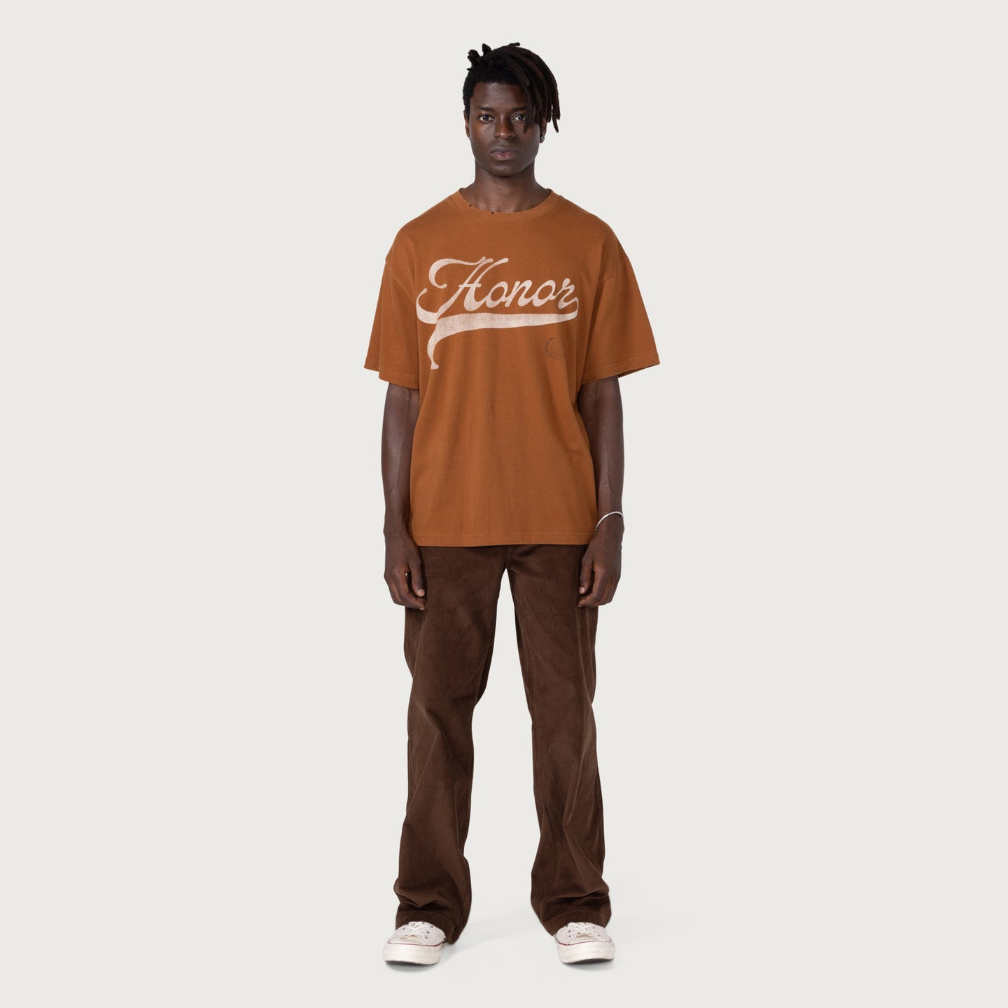 Holiday Script T-Shirt - Copper