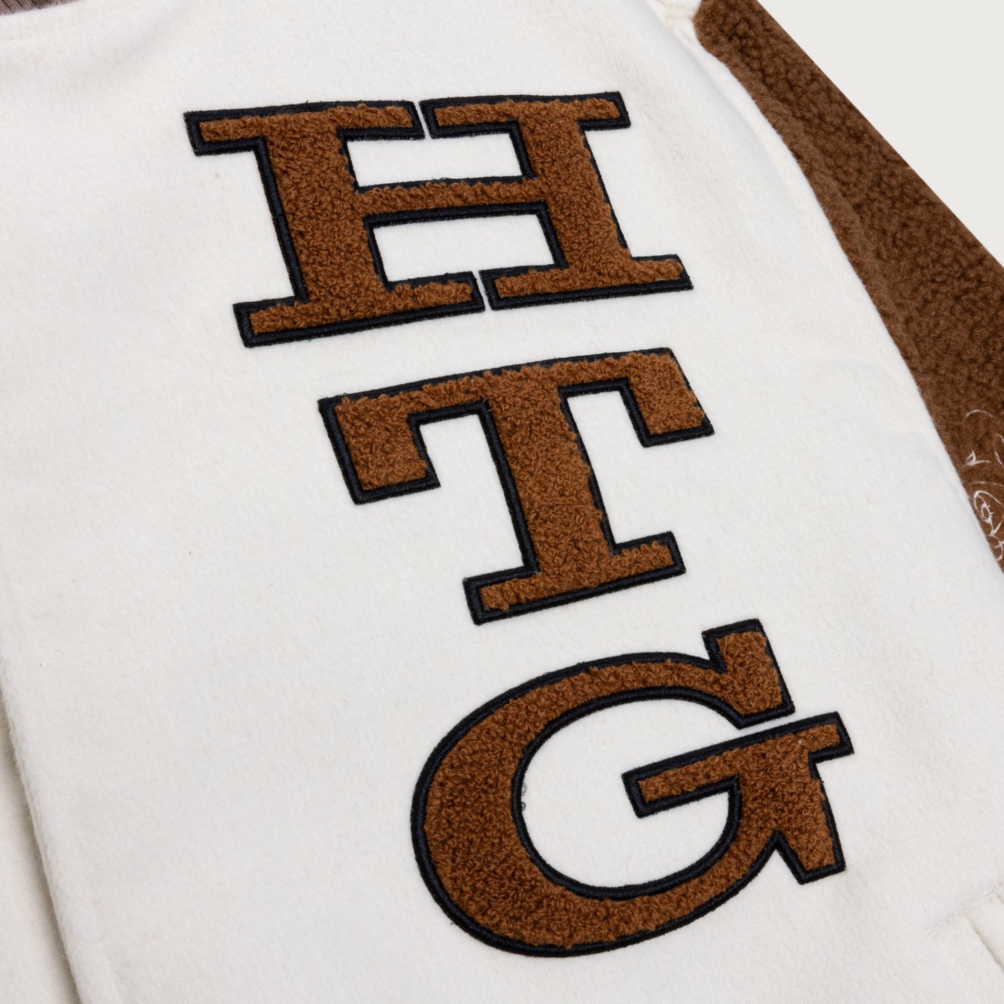 HTG® Letterman Jacket - Bone