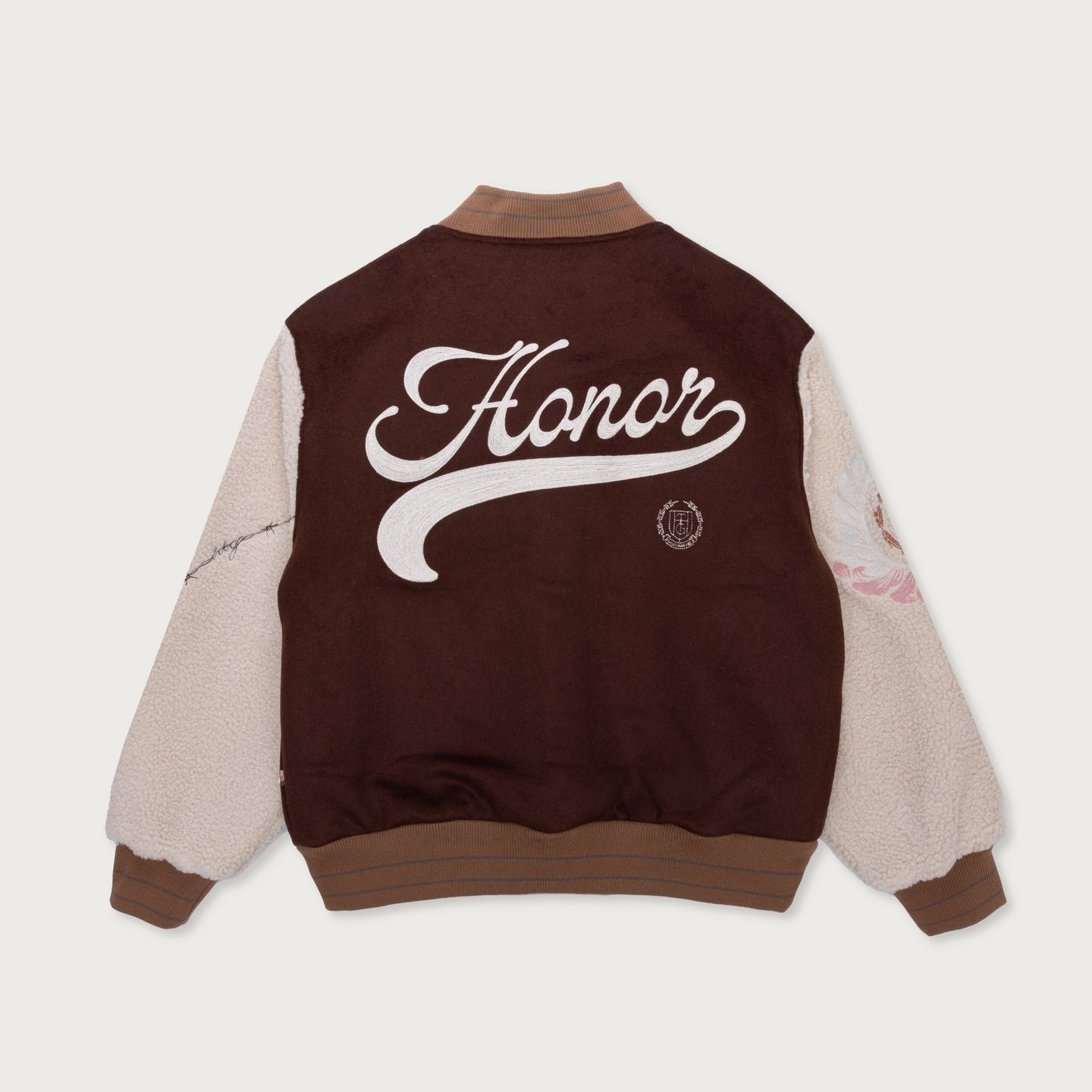 HTG® Letterman Jacket - Brown