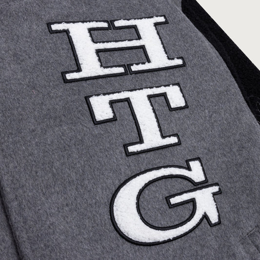 HTG® Letterman Jacket - Grey