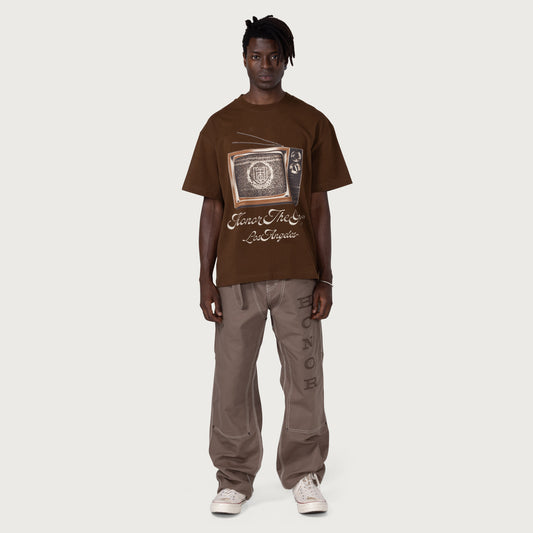 HTG® TV T-Shirt - Brown