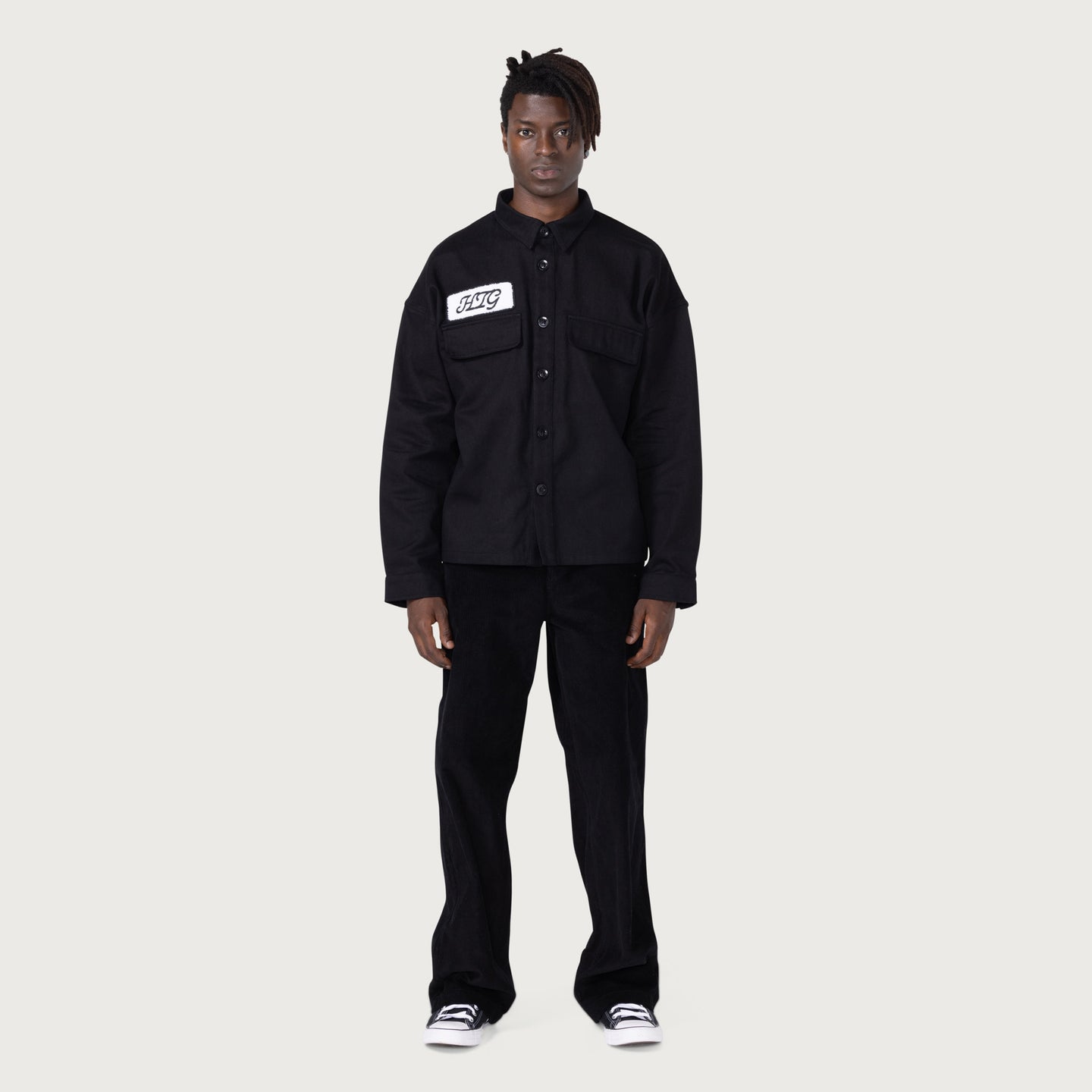 HTG® L/S Work Shirt - Black