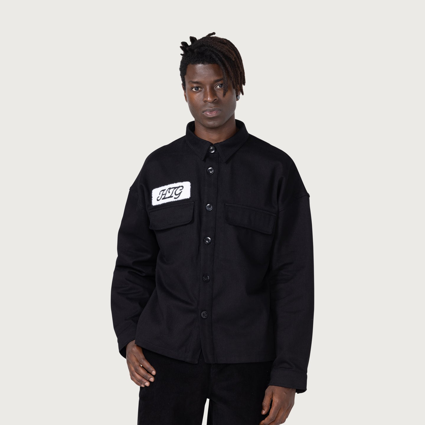 HTG® L/S Work Shirt - Black