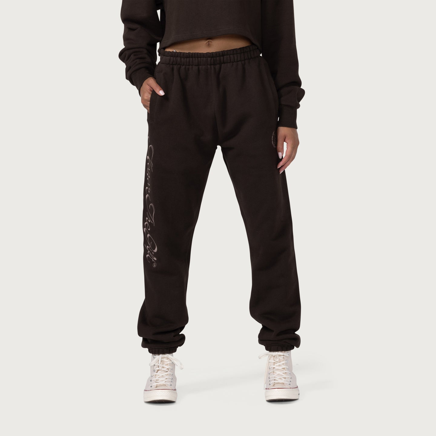 Womens Fleece Sweatpant - Black