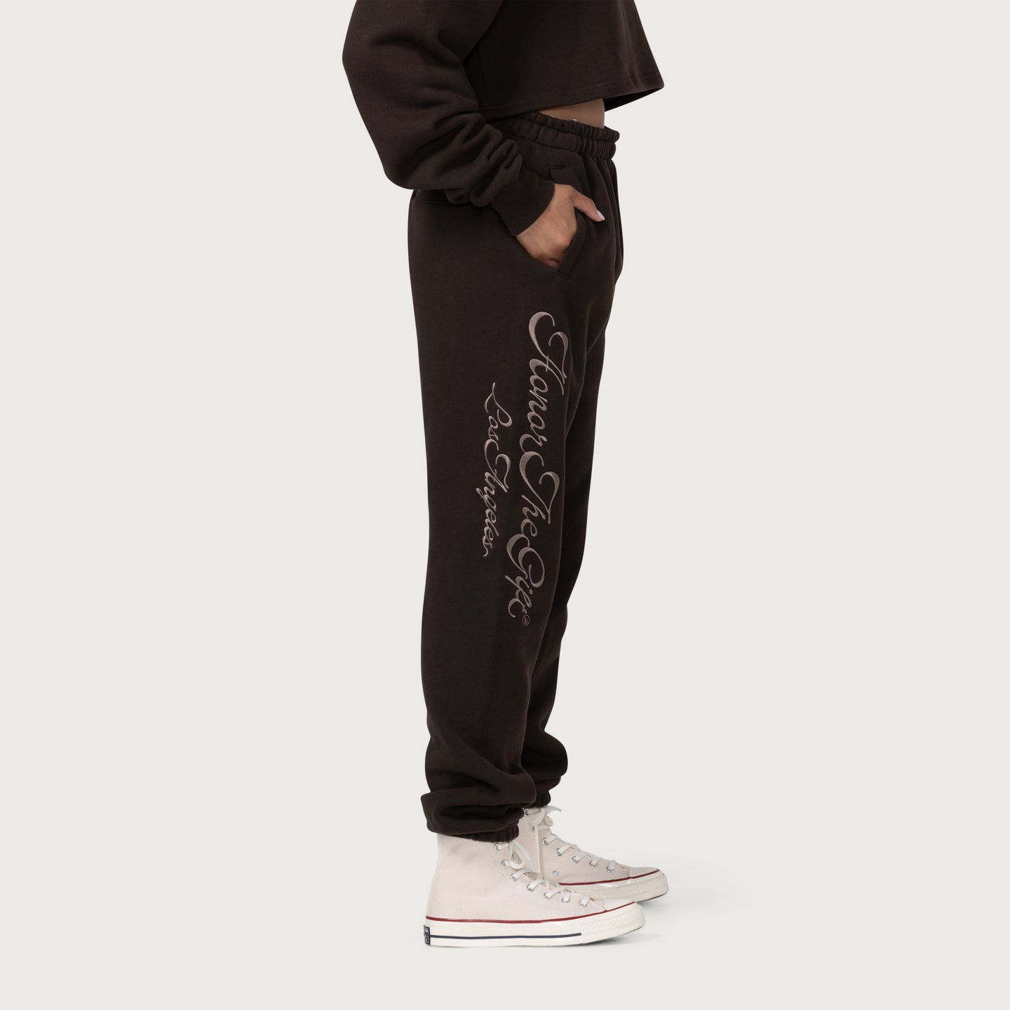 Womens Fleece Sweatpant - Black