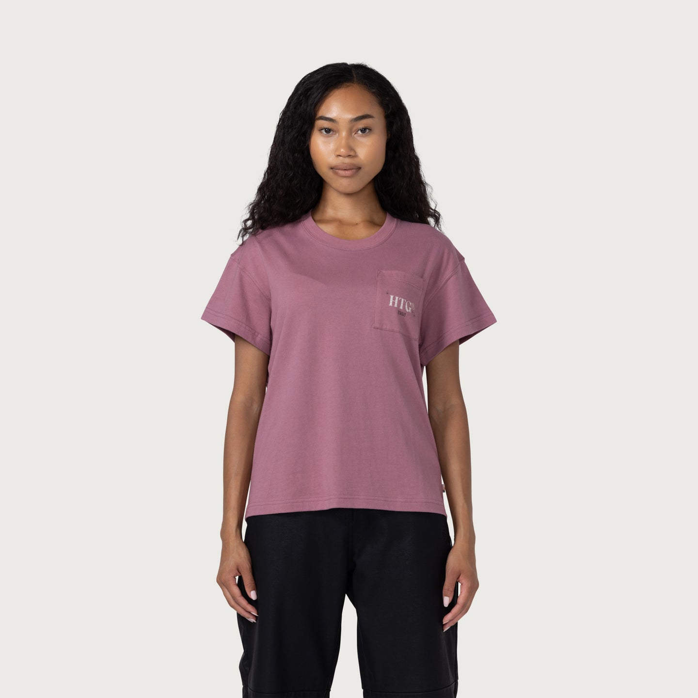 Womens HTG® Home Is Where Knit T-Shirt - Mauve