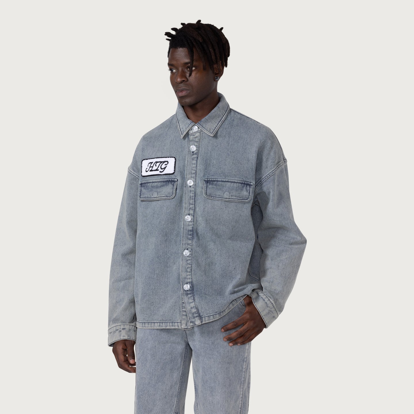 HTG® L/S Work Shirt - Indigo