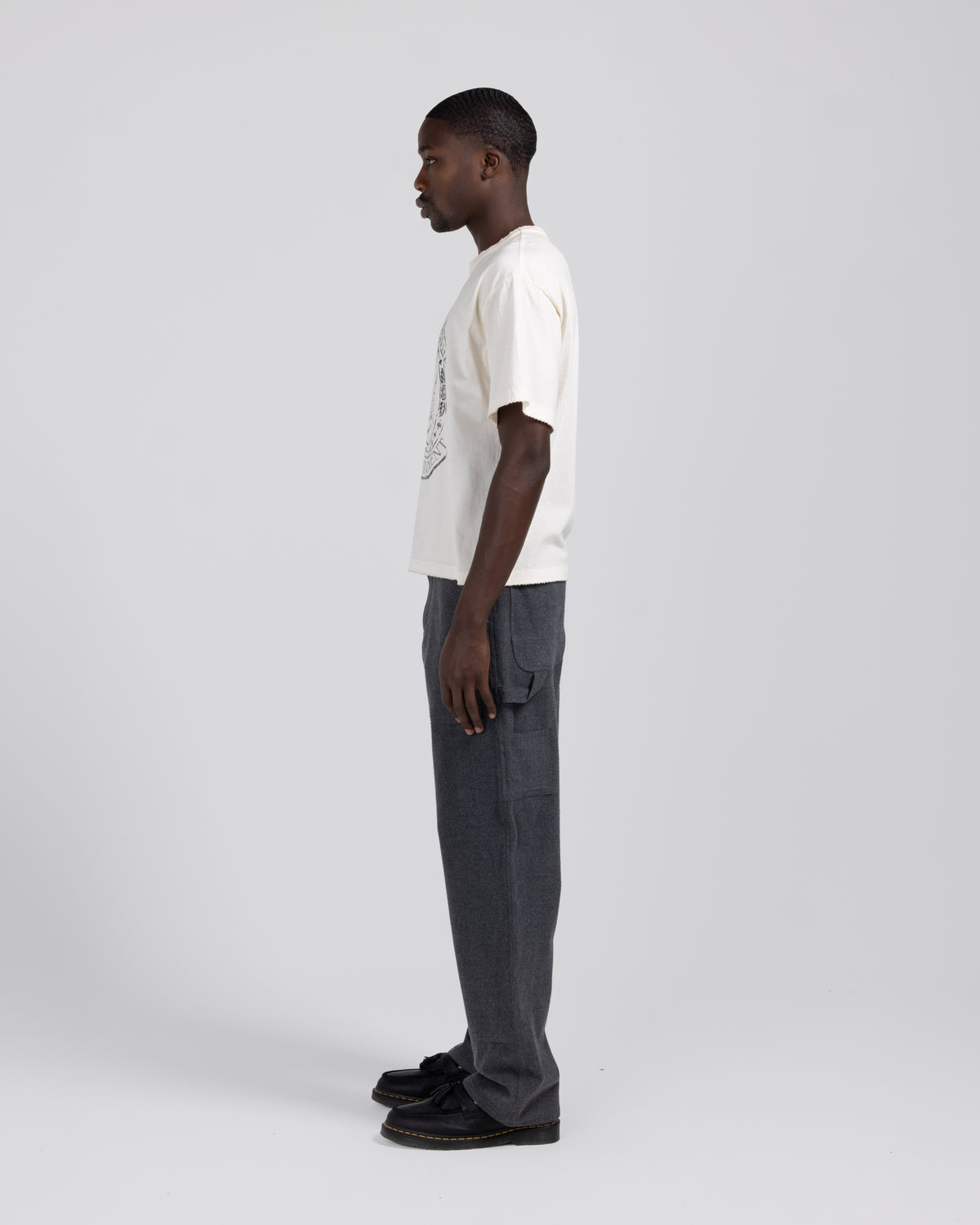 Brushed Carpenter Pant - Charcoal