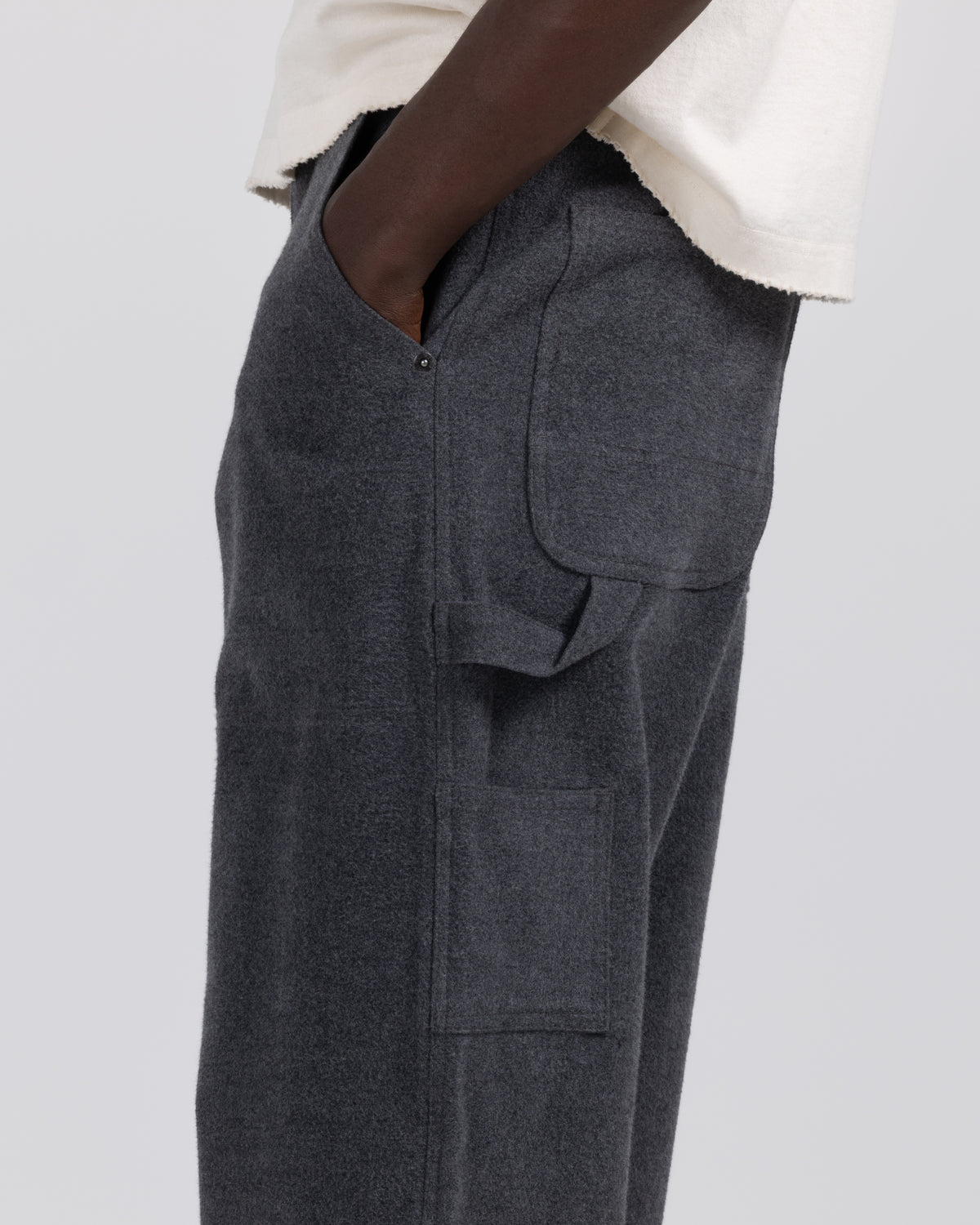 Brushed Carpenter Pant - Charcoal