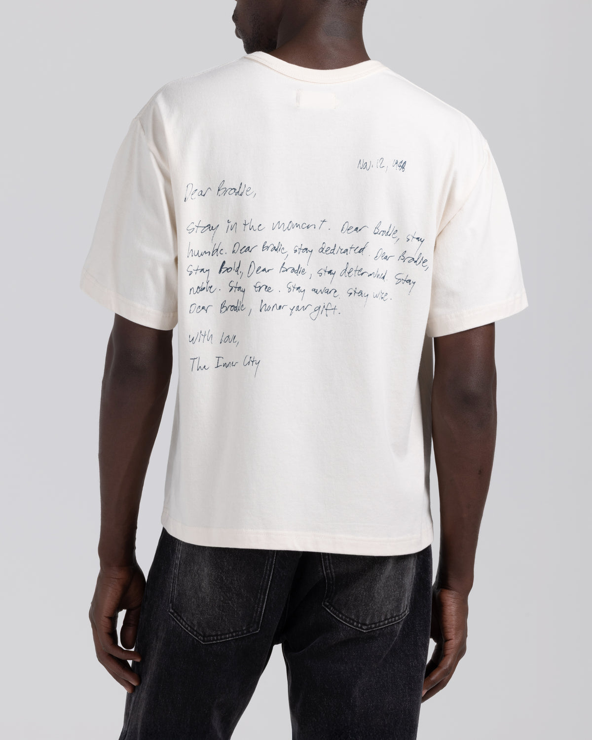 Dear Brodie Tee - Bone