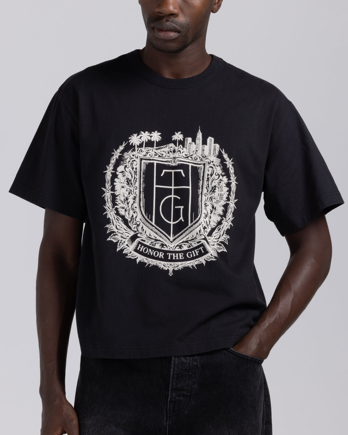 City Crest Tee - Black