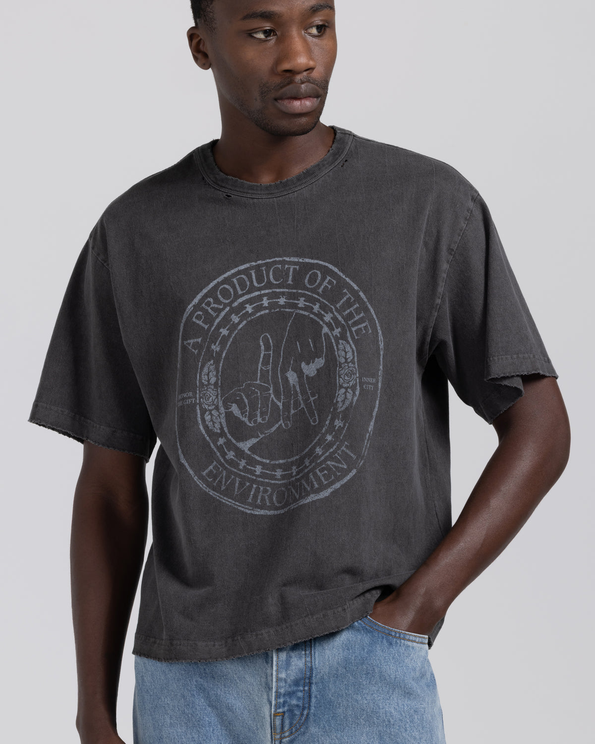 Product Of LA Tee - Vintage Black
