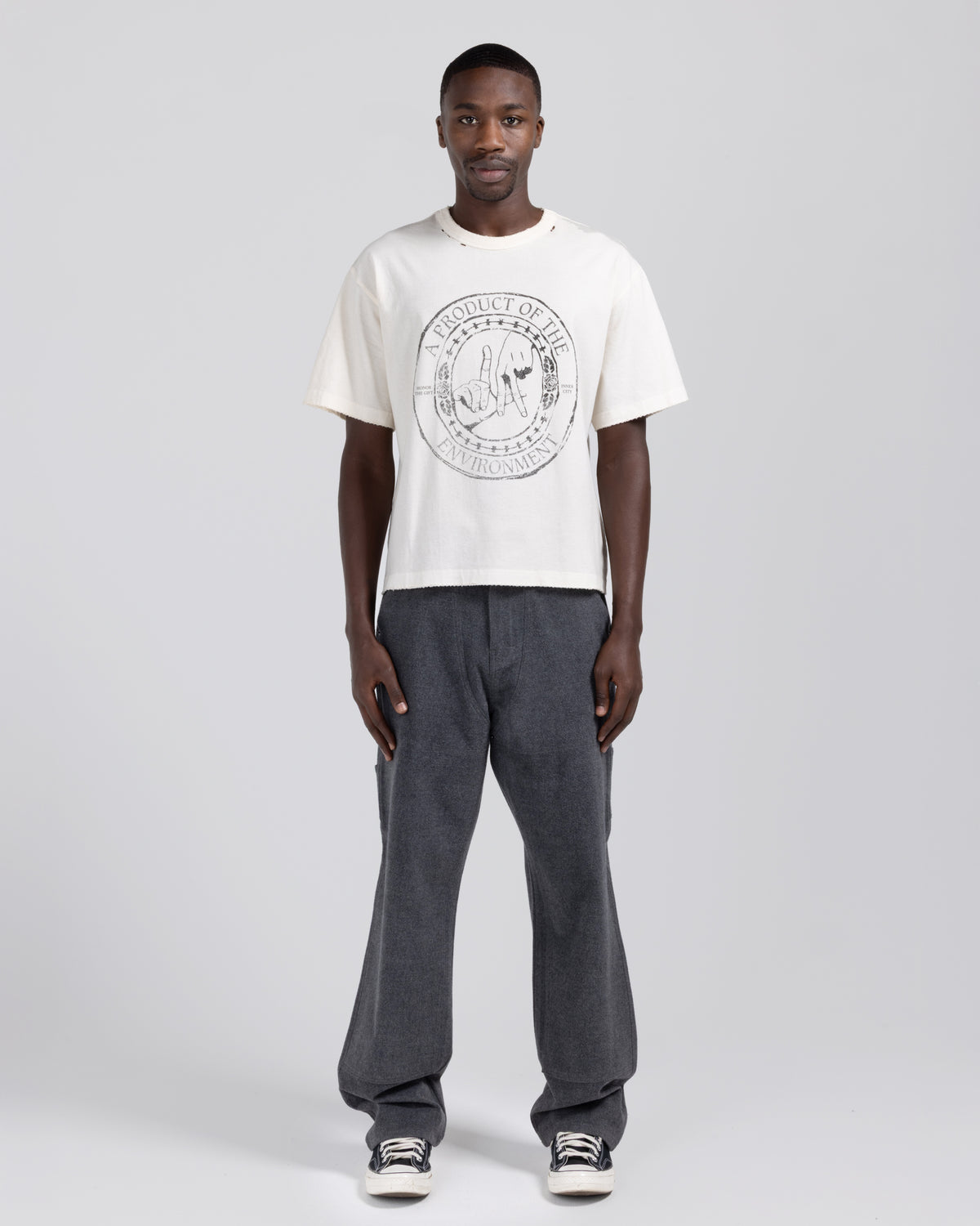 Product Of LA Tee - Vintage Bone