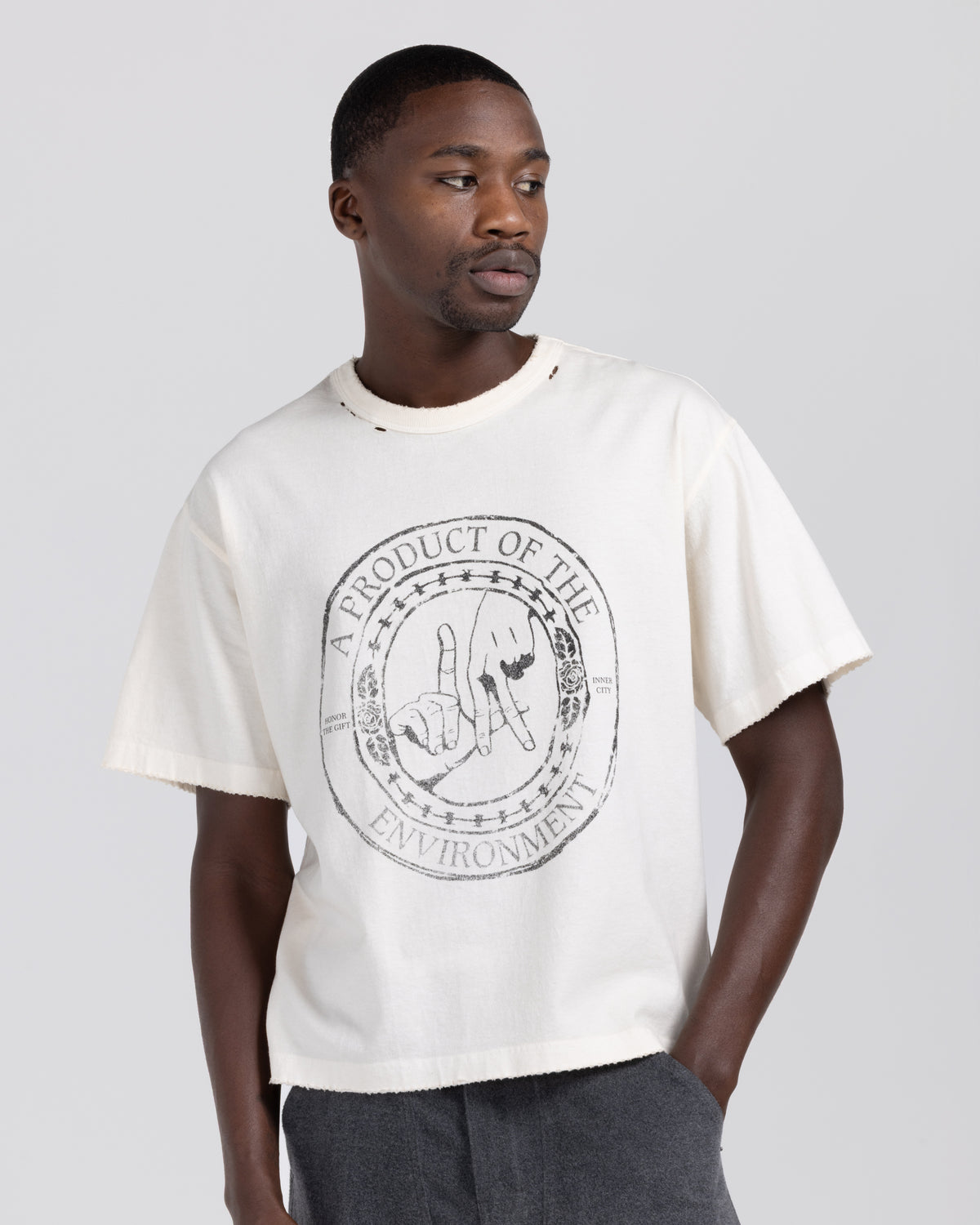 Product Of LA Tee - Vintage Bone