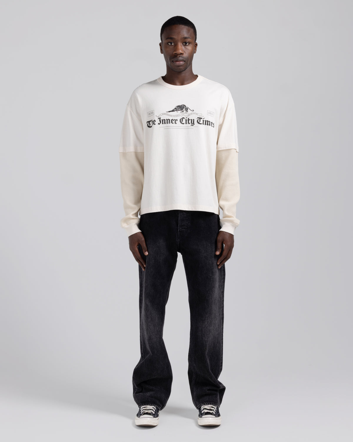 Pride And Tradition Double Tee - Bone