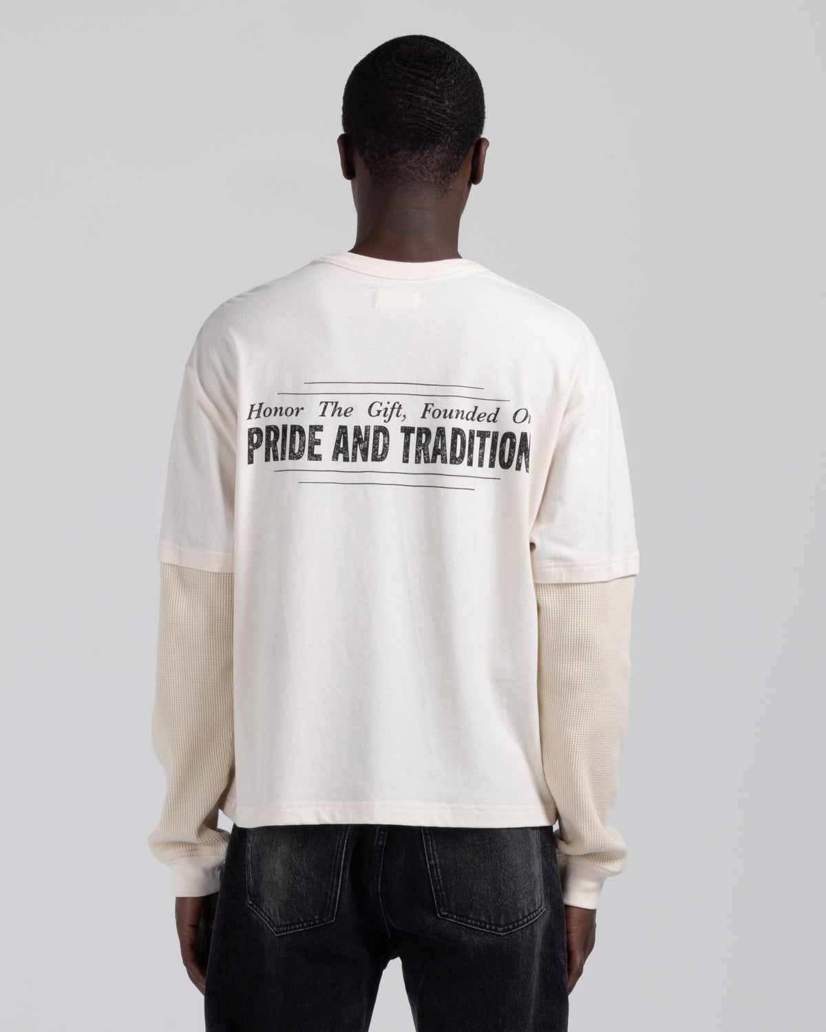 Pride And Tradition Double Tee - Bone