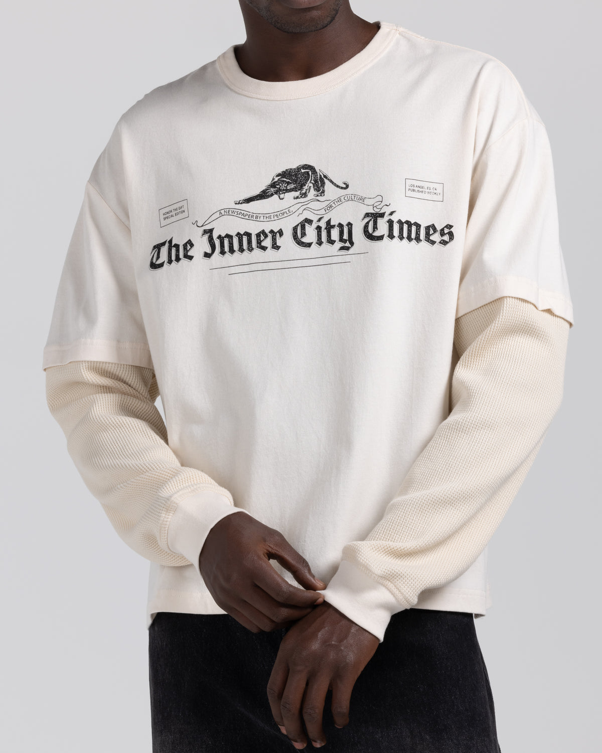 Pride And Tradition Double Tee - Bone