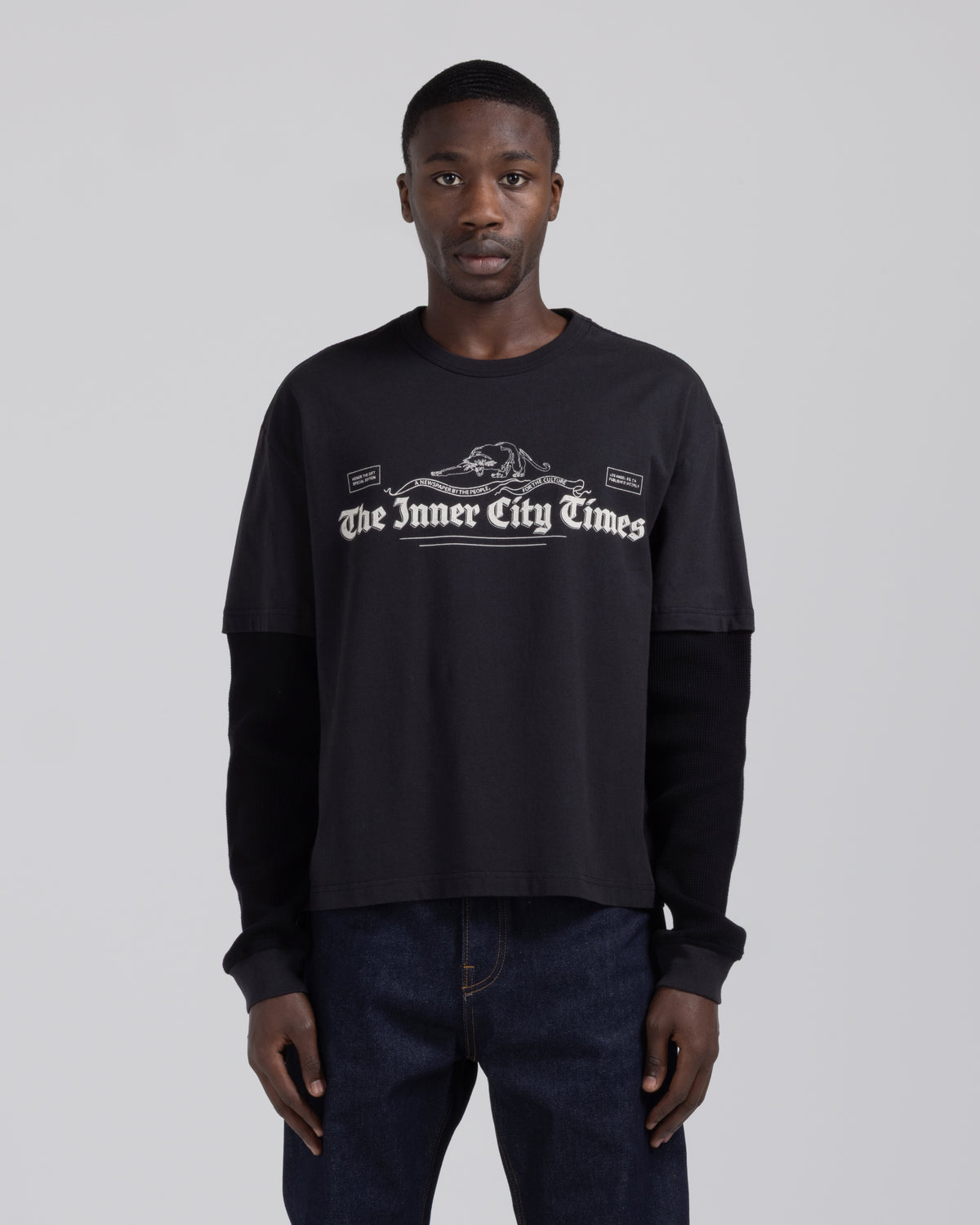 Pride And Tradition Double Tee - Black