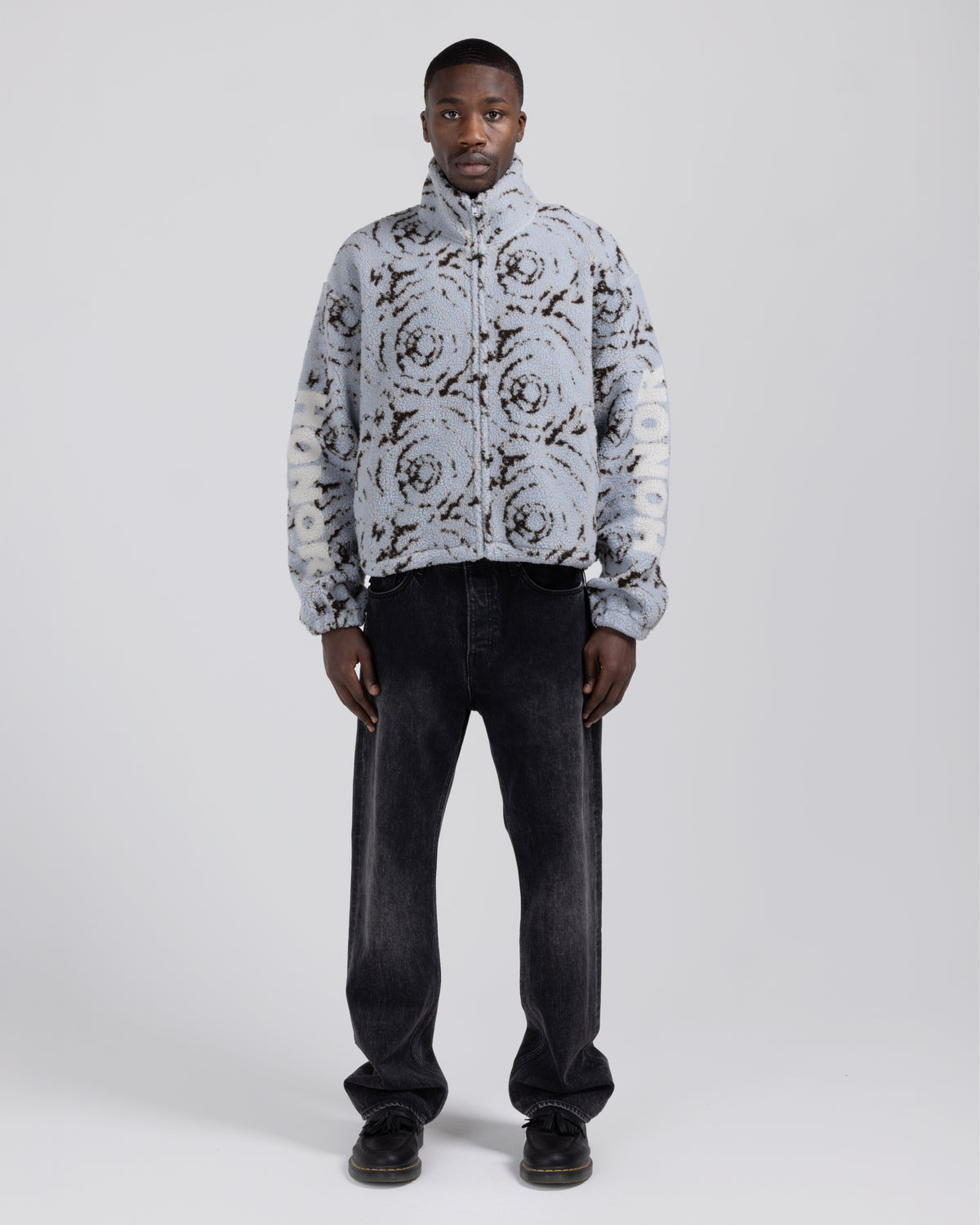 Fleece Full Zip Jacket - Ink Blot