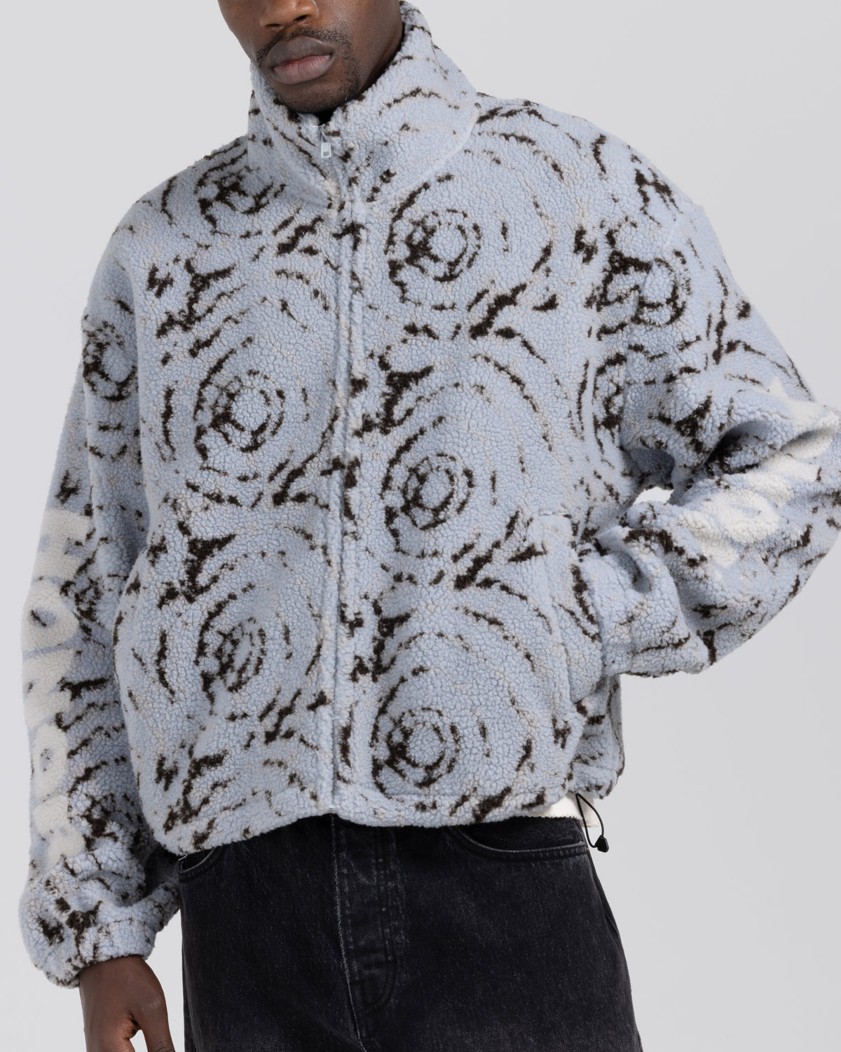 Fleece Full Zip Jacket - Ink Blot