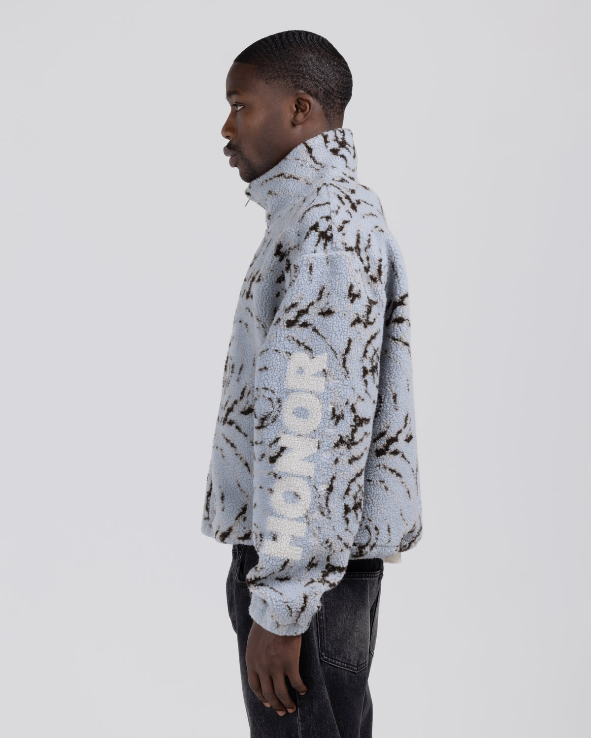 Fleece Full Zip Jacket - Ink Blot