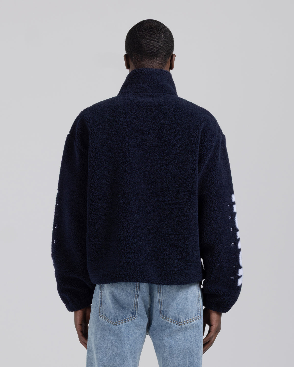 Fleece Full Zip Jacket - Navy