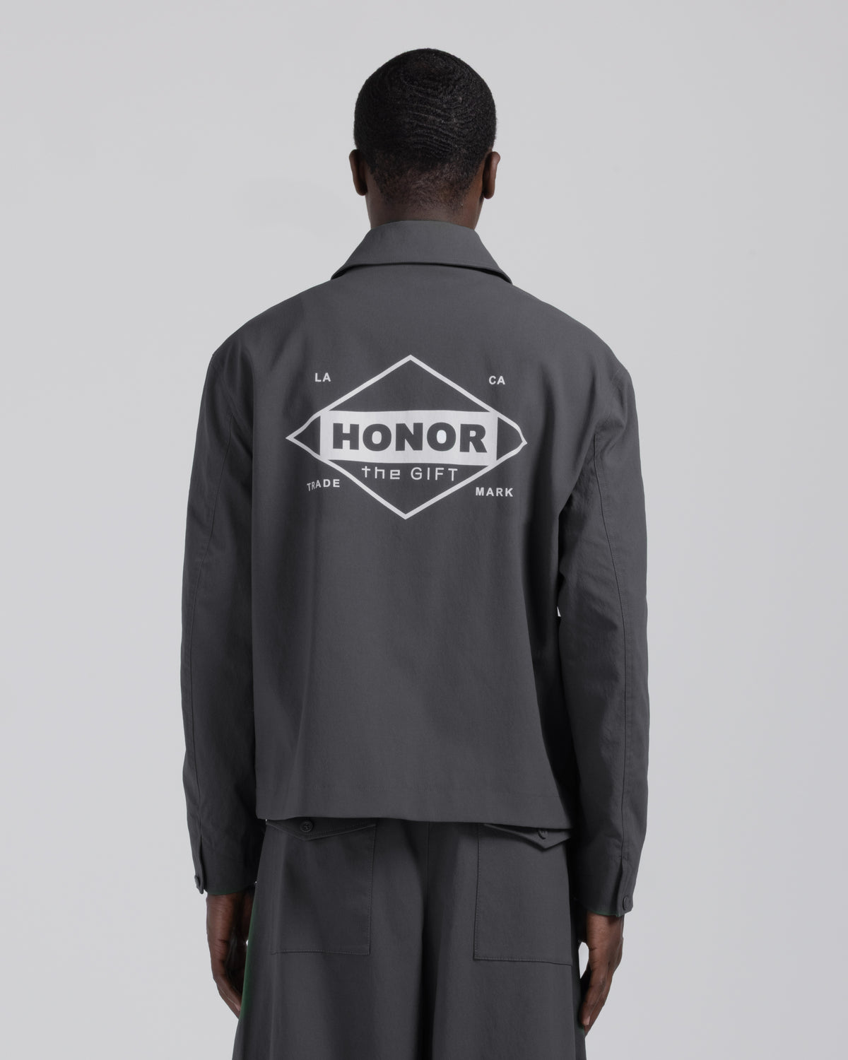 Nylon Chore Jacket - Charcoal