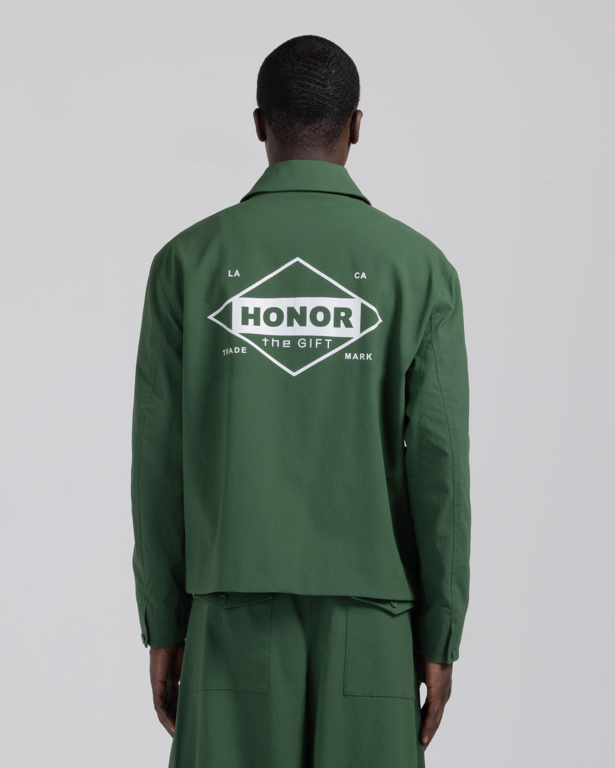 Nylon Chore Jacket - Forest