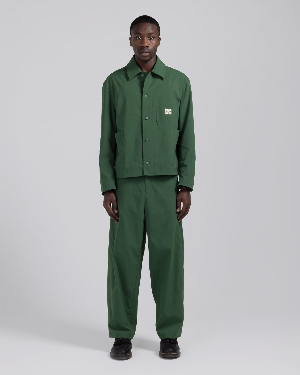 Nylon Chore Jacket - Forest