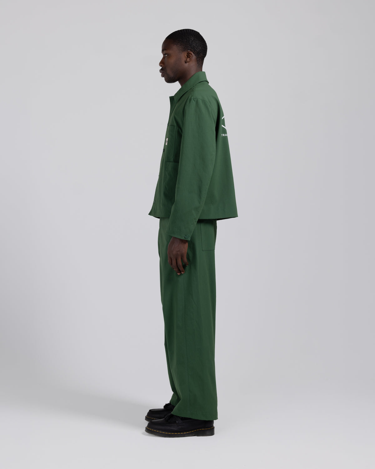 Nylon Relaxed Pant - Forest