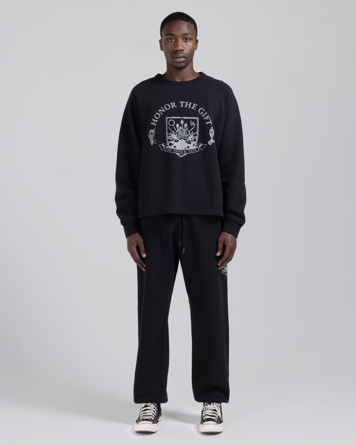 Emblem Sweatpant - Black