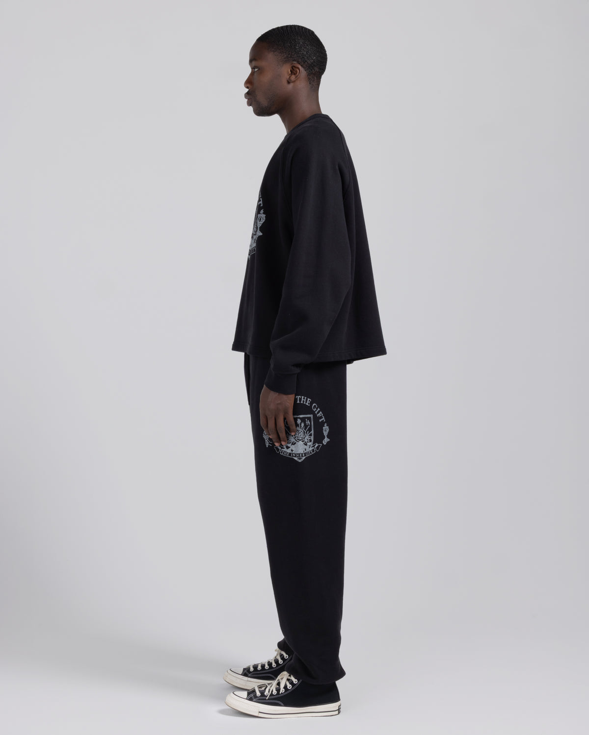 Emblem Sweatpant - Black