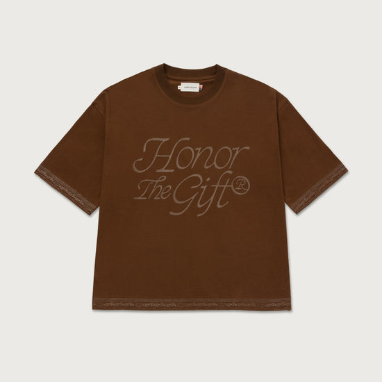 HTG® H Box T-Shirt - Brown