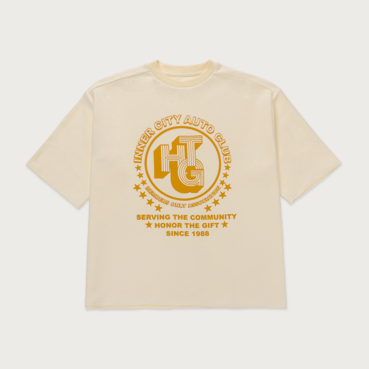 Association Herringbone Crew - White
