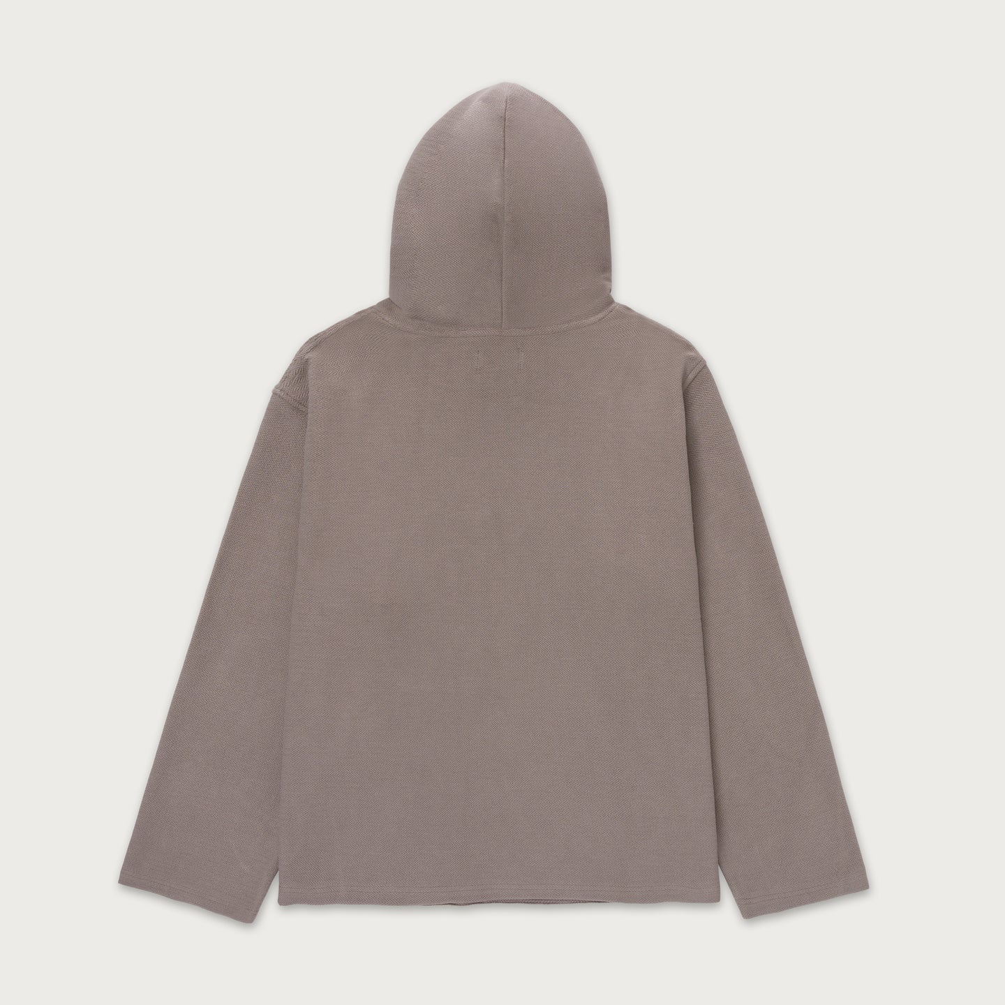 Race Herringbone Hoodie - Stone