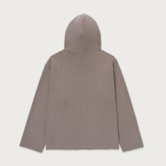 Race Herringbone Hoodie - Stone