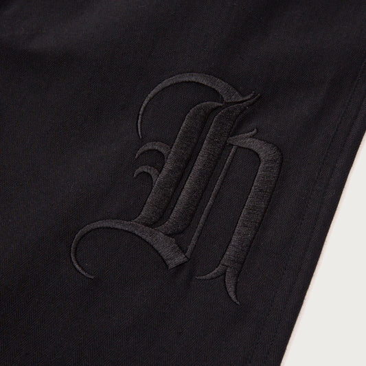 Herringbone Pant - Black