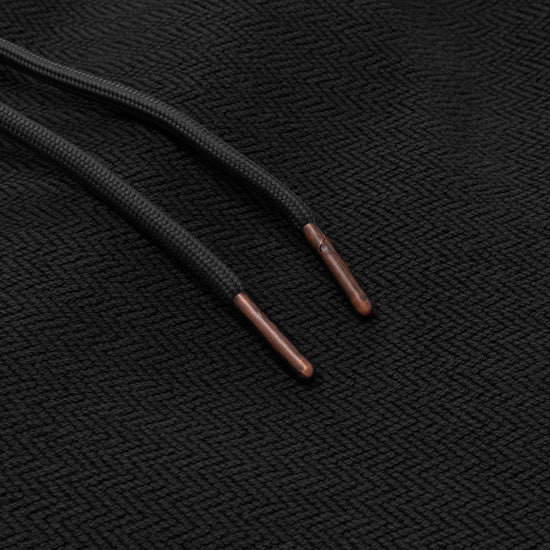 Race Herringbone Sweatpants - Black