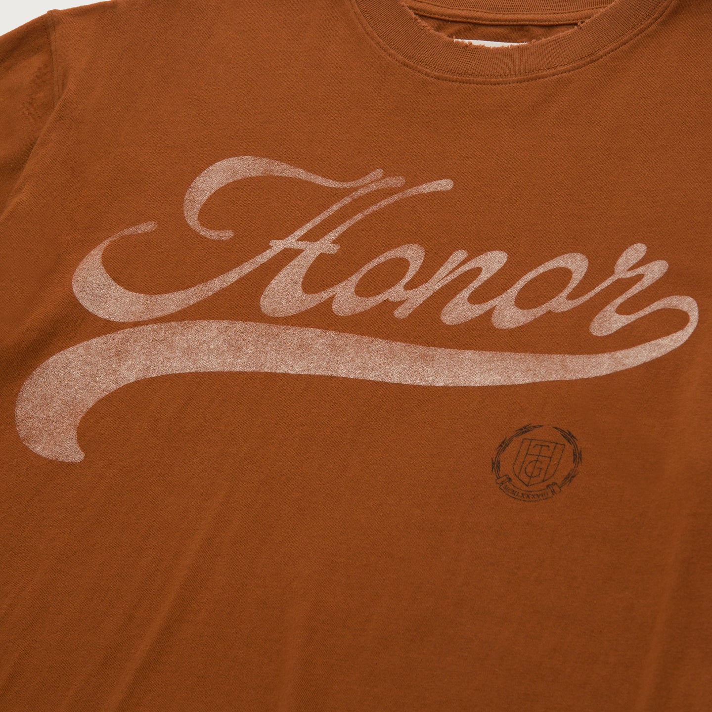 Holiday Script T-Shirt - Copper