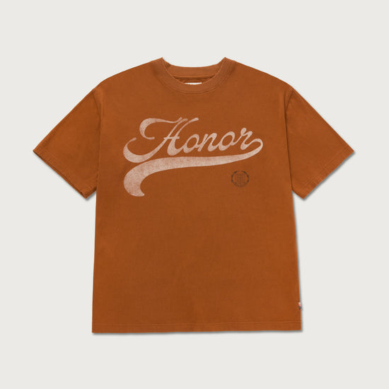 Holiday Script T-Shirt - Copper