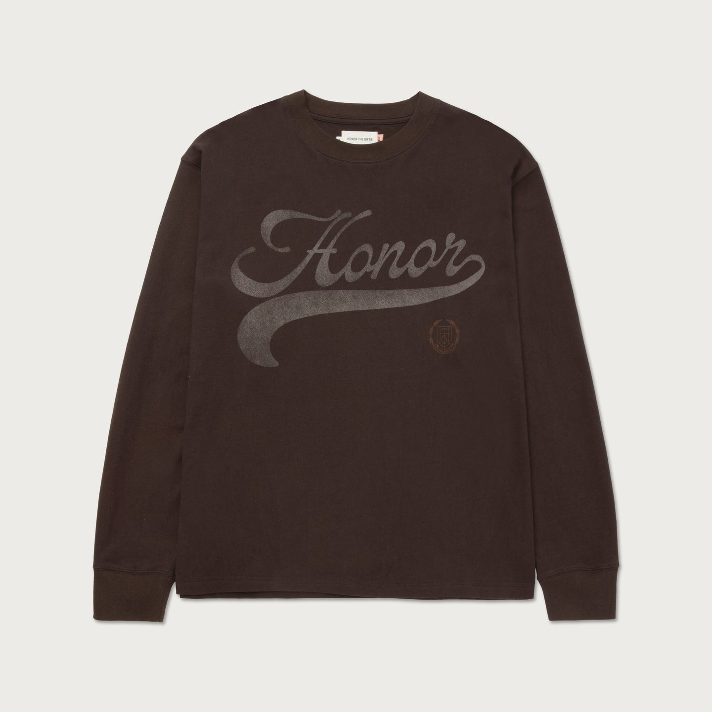 Holiday Script L/S T-Shirt - Black