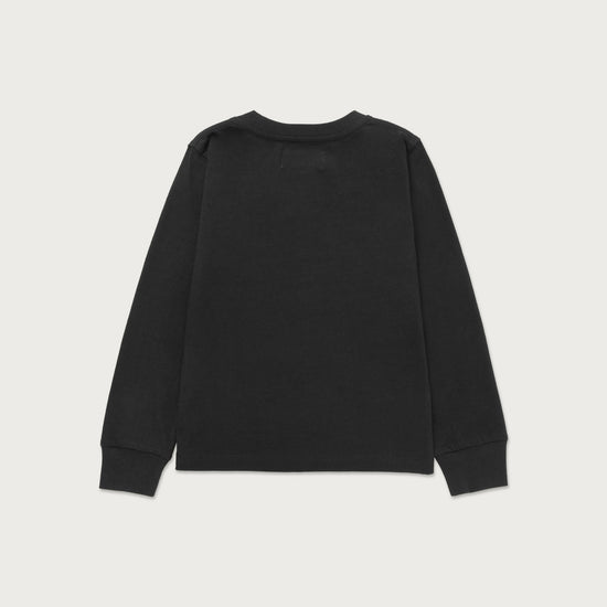 Kids Holiday Script L/S T-Shirt - Black