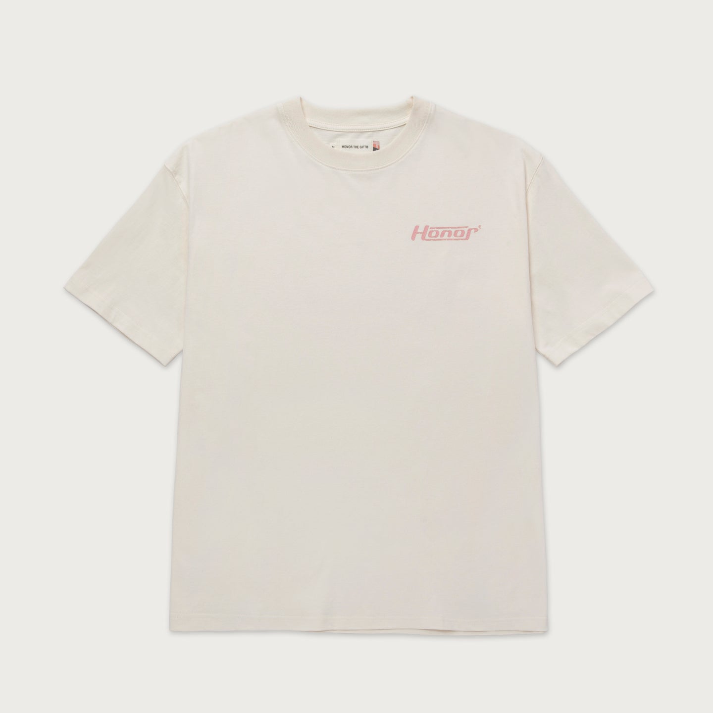 Honor Globe Logo Tee - Cream