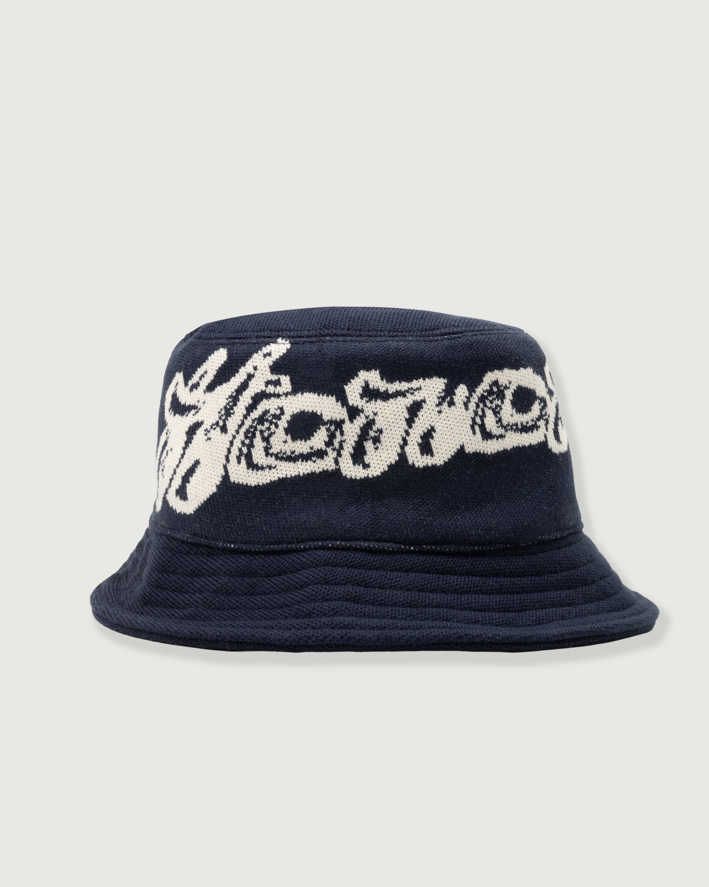 #88 Jacquard Bucket Hat - Navy