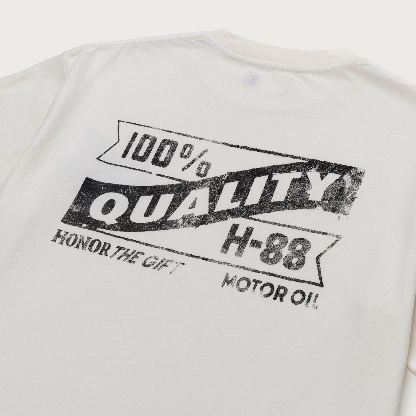 Vintage Oil Tee - White