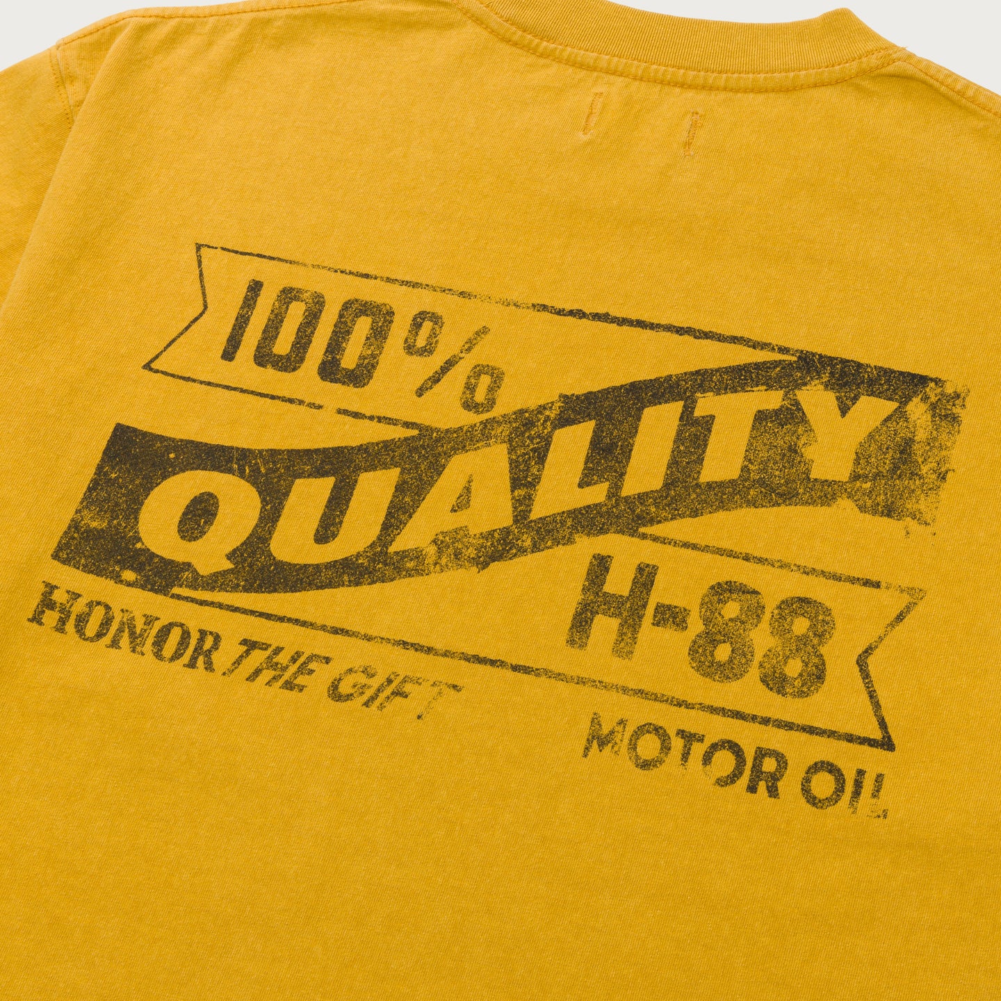 Vintage Oil Tee - Yellow