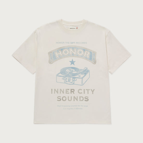 Honor Records Tee - Cream