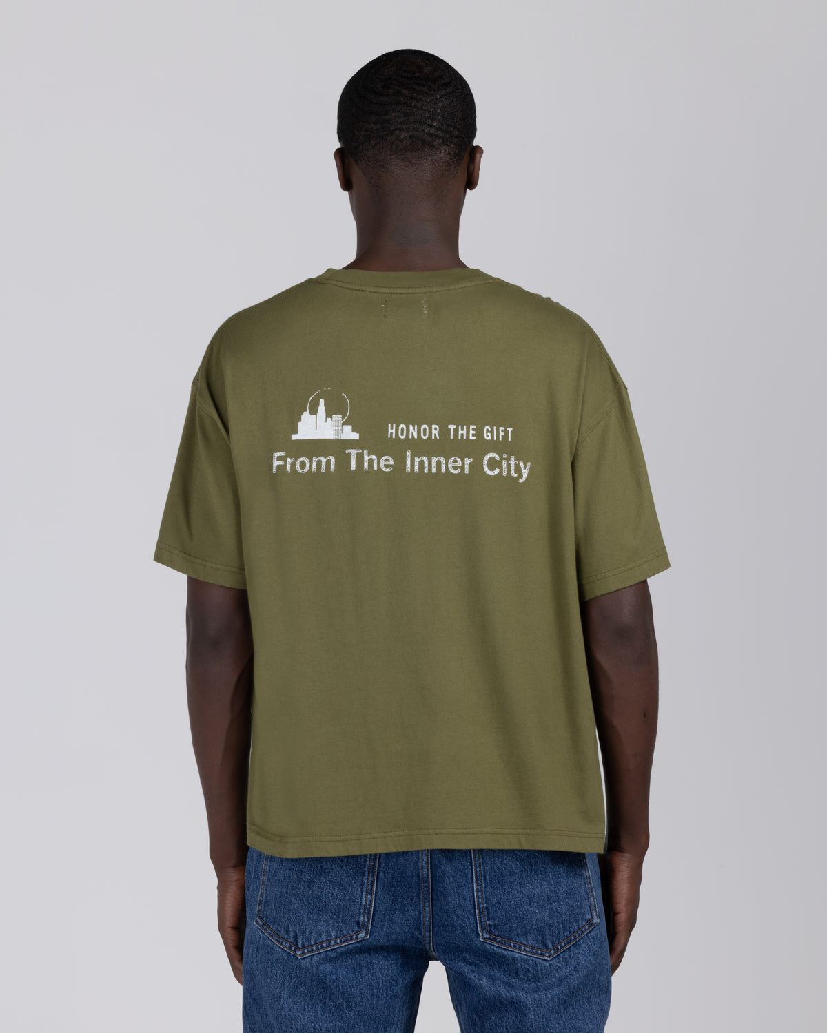 Honor The Roots Tee - Olive
