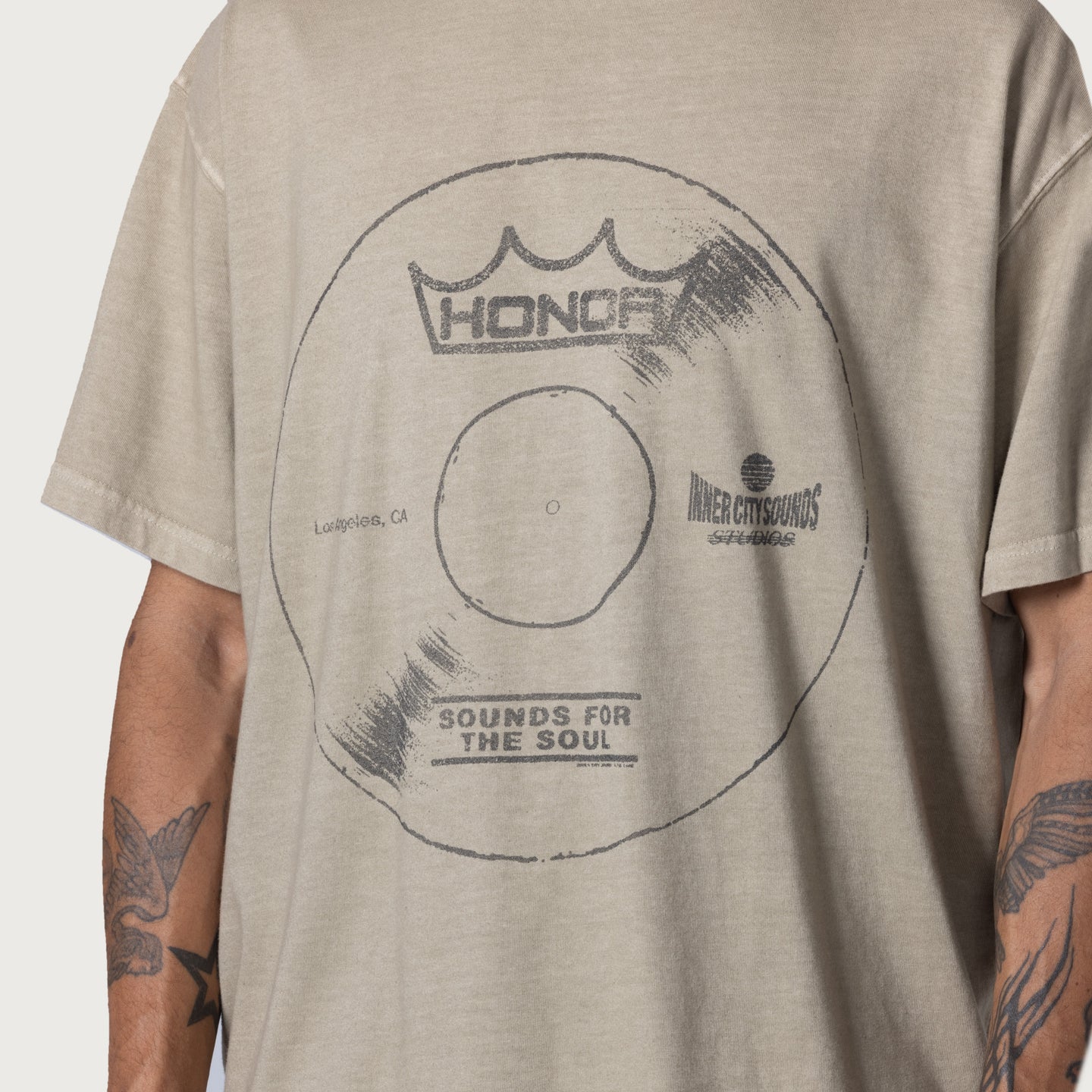 Honor Vinyl Tee - Stone