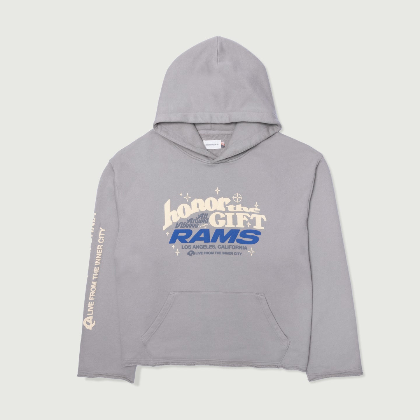 Rams Hoodie - Grey